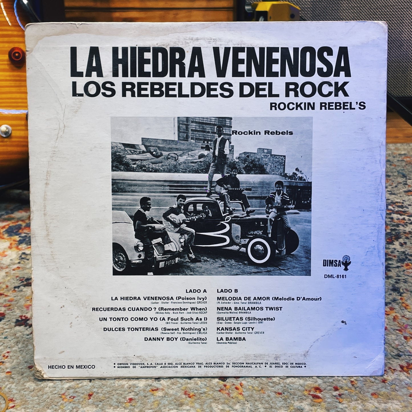 Los Rebeldes Del Rock ‎– Rockin Rebels