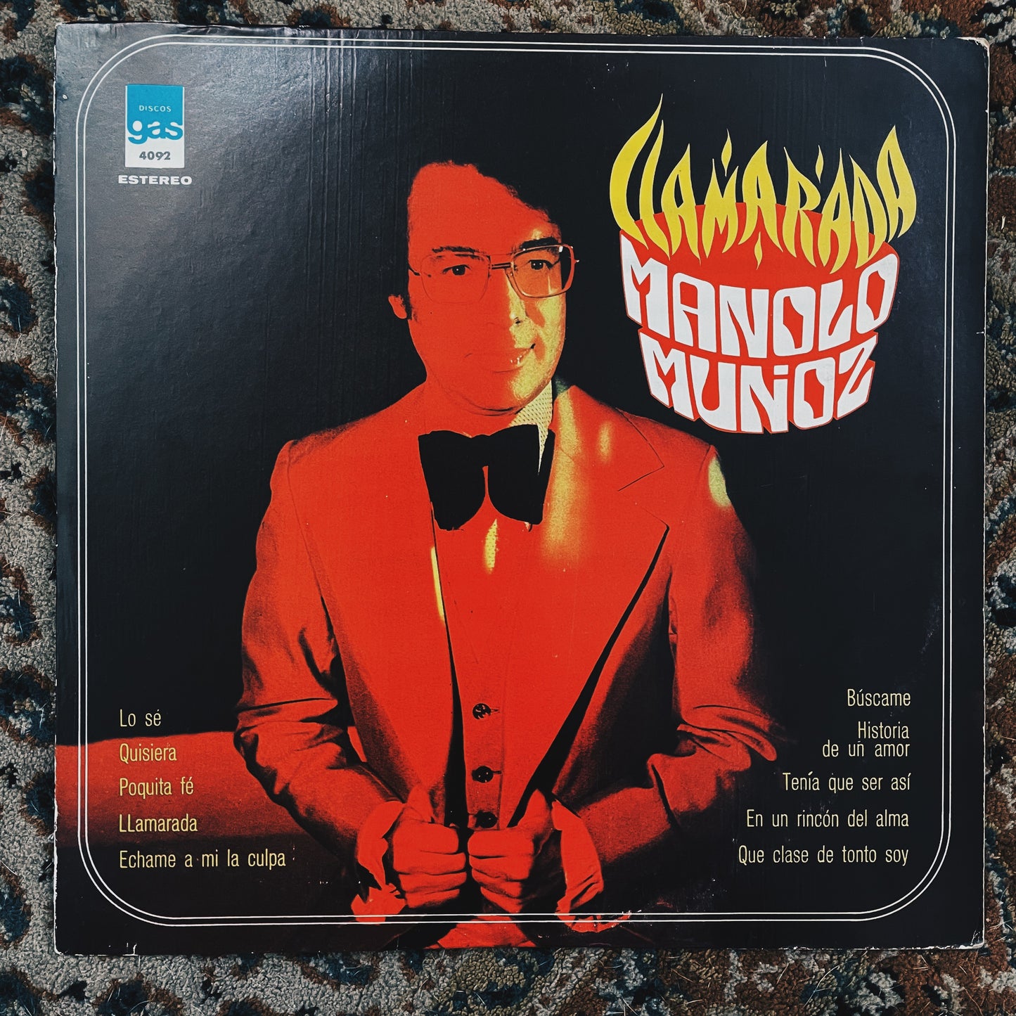 Manolo Muñoz ‎– Llamarada