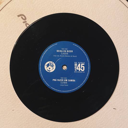 7¨| Claudia / Cizinha ‎– Deixa Eu Dizer / Prá Fazer Um Samba
