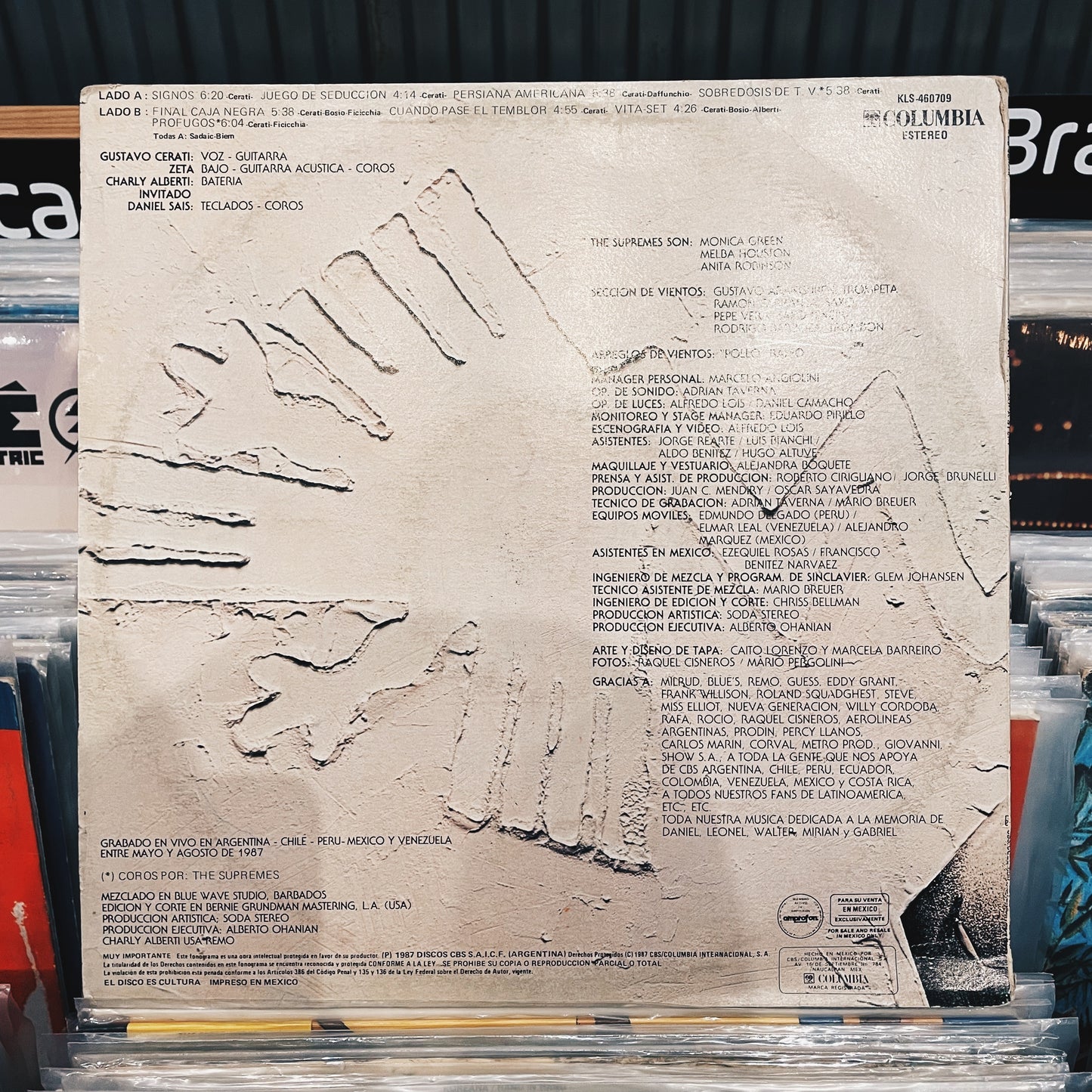 Soda Stereo ‎– Ruido Blanco - En Vivo