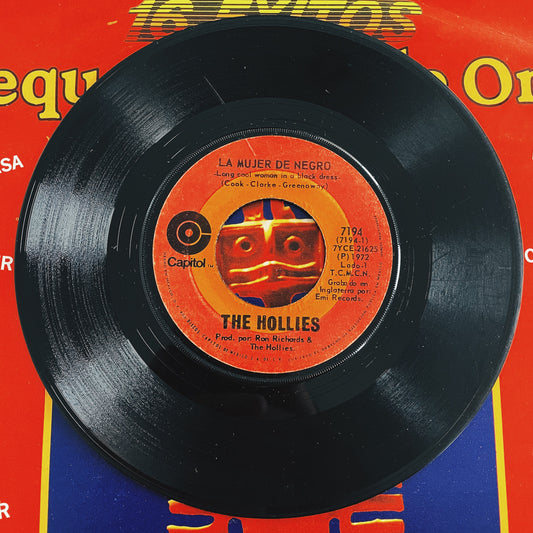 7¨| The Hollies ‎– long cool woman in a black dress (Mex press)