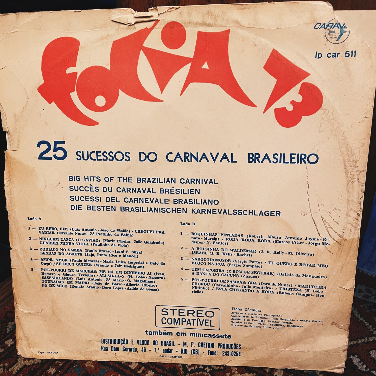 Pachequinho ‎– Folia 73