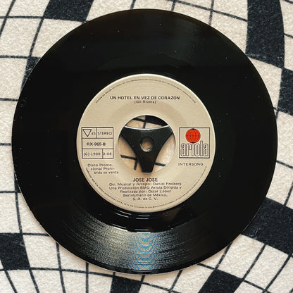 7¨| José José ‎– Un Hotel En Vez De Corazón (promocional)