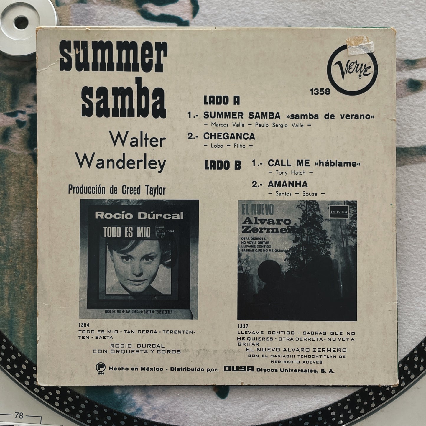7¨| Walter Wanderley ‎– Summer Samba