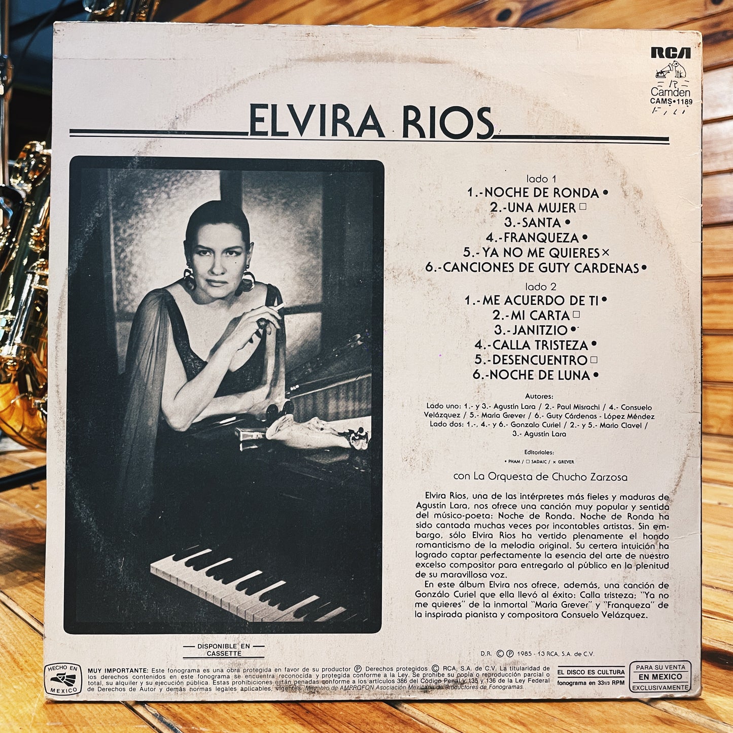 Elvira Rios Con La Orquesta De Chucho Zarzosa – Noche De Ronda