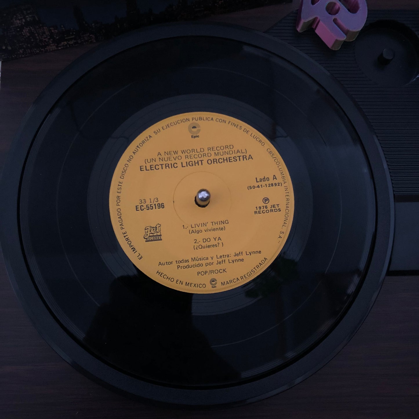 7¨Electric Light Orchestra ‎– A New World Record (Un Nuevo Record Mundial) EP 4 Tracks