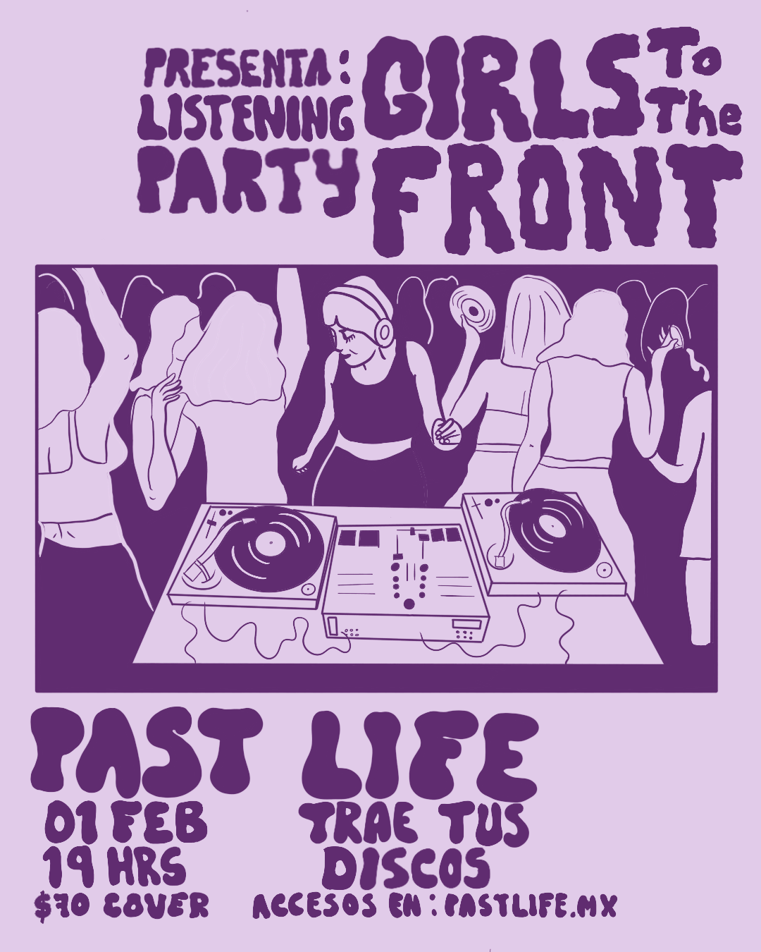 Ticket ¨Listening Party by Girls To The Front¨