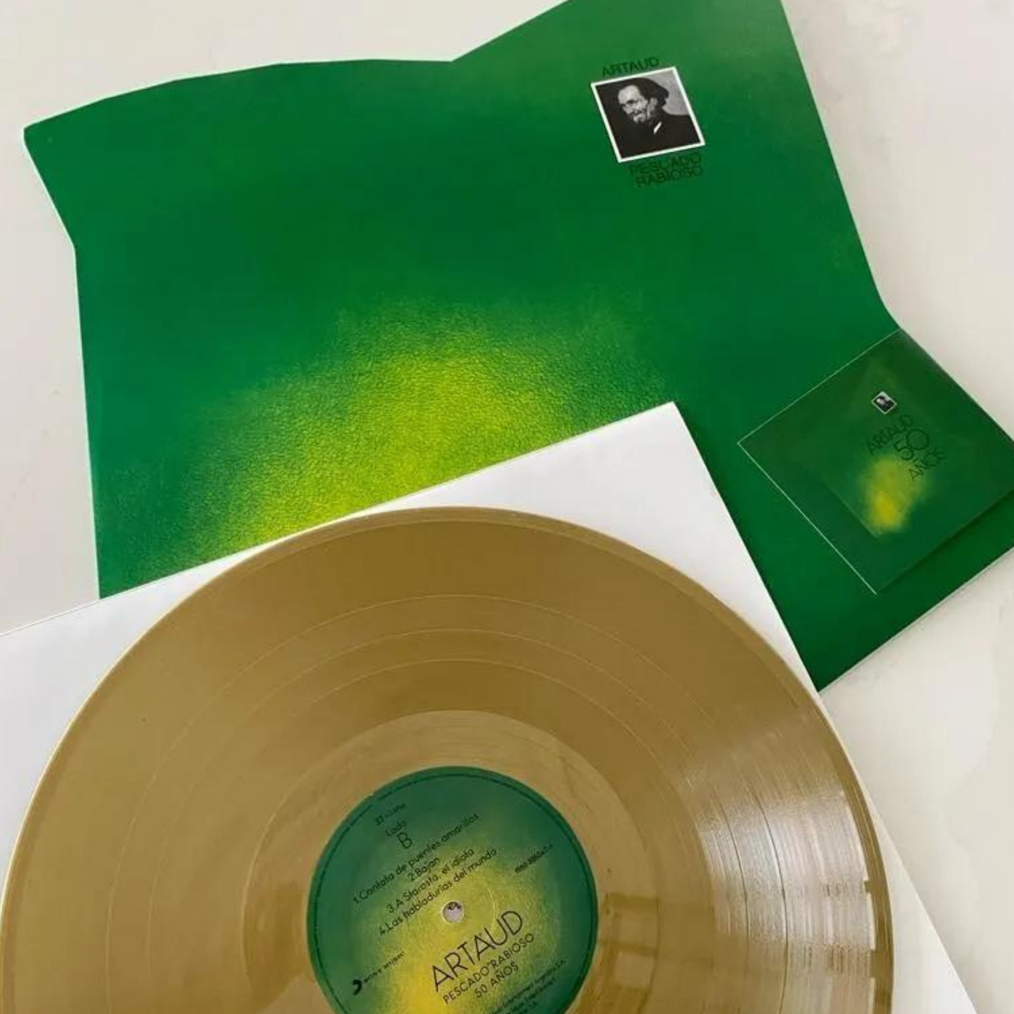 Pescado Rabioso – Artaud 50 años vinyl dorado