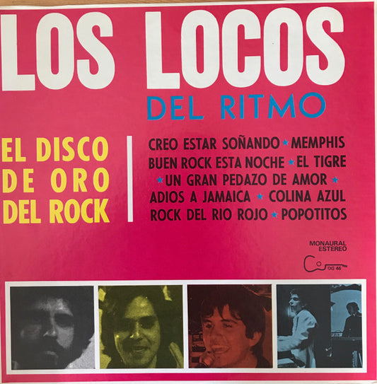 Los Locos Del Ritmo ‎– El Disco De Oro Del Rock