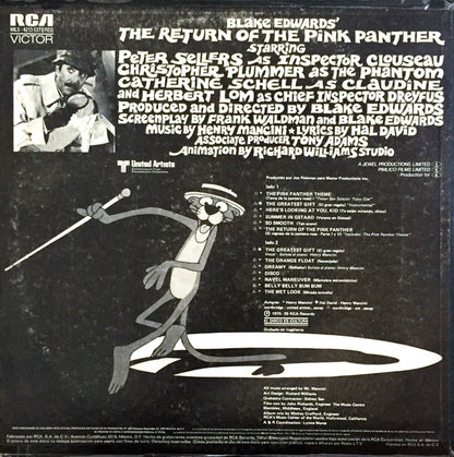 Henry Mancini ‎– Blake Edwards' The Return Of The Pink Panther