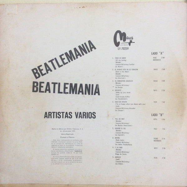 Beatlemania (Covers de los 60 en español)