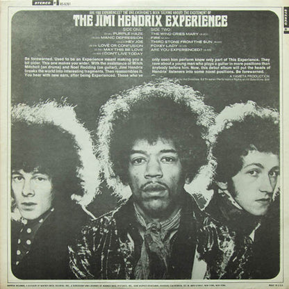 The Jimi Hendrix Experience ‎– Are You Experienced?