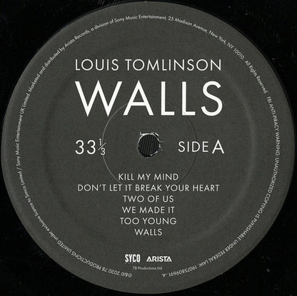 Louis Tomlinson ‎– Walls