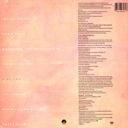 Grover Washington Jr. ‎– Inside Moves