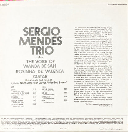 The Sergio Mendes Trio  ‎– So Nice