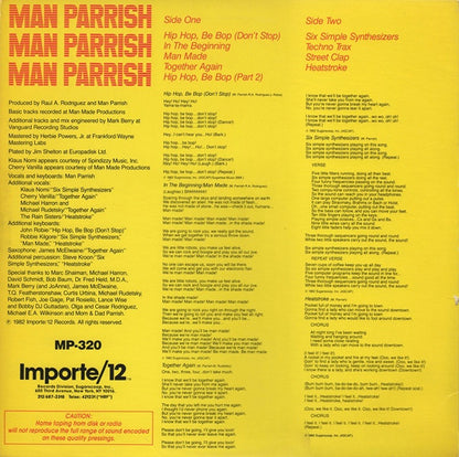Man Parrish ‎– Man Parrish