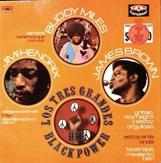 Jimi Hendrix, Buddy Miles, James Brown ‎– Los Tres Grandes Del Black Power