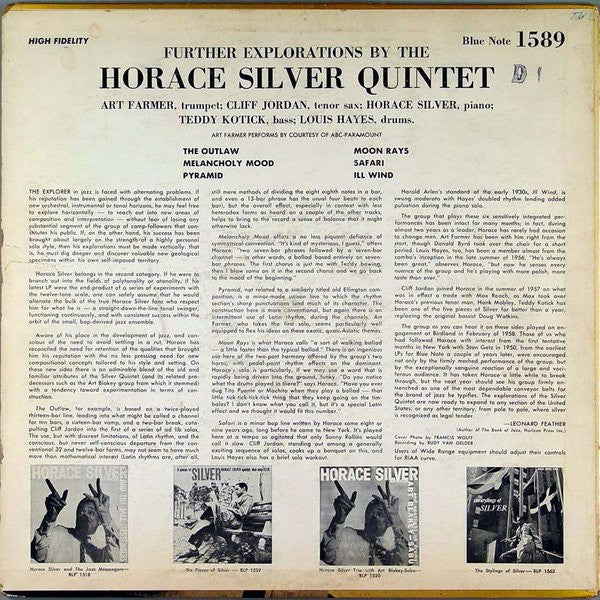 The Horace Silver Quintet ‎– Further Explorations