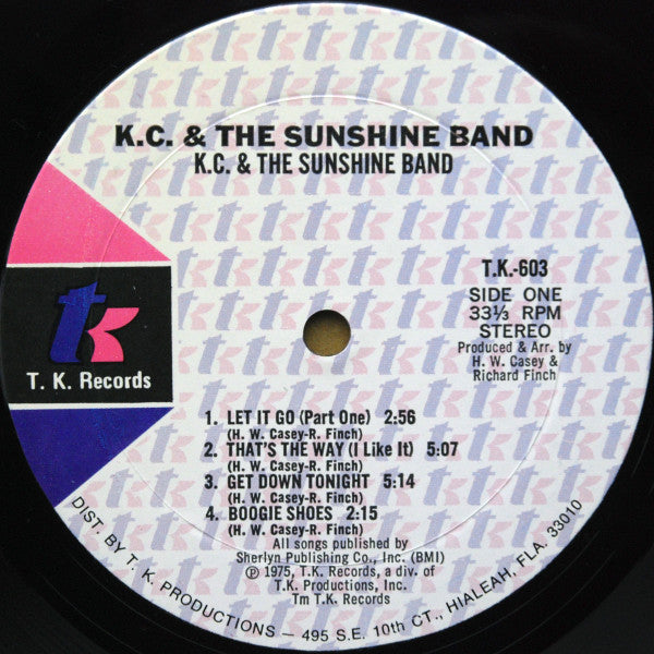 KC & The Sunshine Band ‎– KC & The Sunshine Band