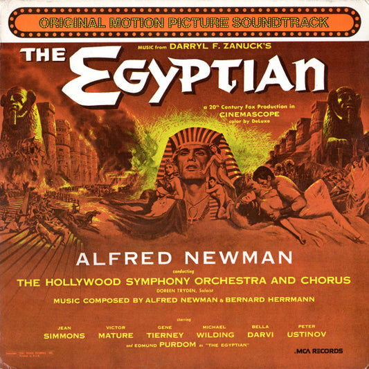 Alfred Newman / Bernard Herrmann ‎– The Egyptian (A 20th Century Fox Production In Cinemascope)