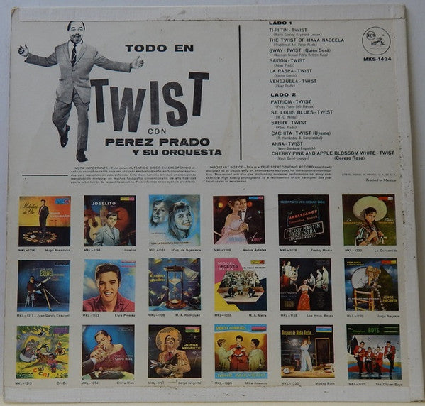 Perez Prado And His Orchestra ‎– Todo En Twist