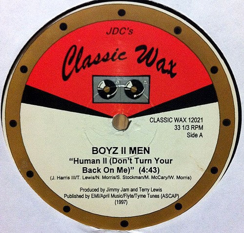 Boyz II Men / Debelah Morgan ‎– Human II (Don't Turn Your Back On Me) / I Love You