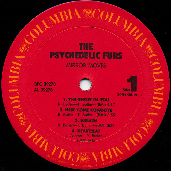 The Psychedelic Furs ‎– Mirror Moves
