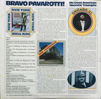 Luciano Pavarotti ‎– Bravo Pavarotti