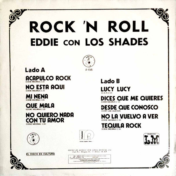 Eddie Con Los Shades ‎– Rock 'N Roll