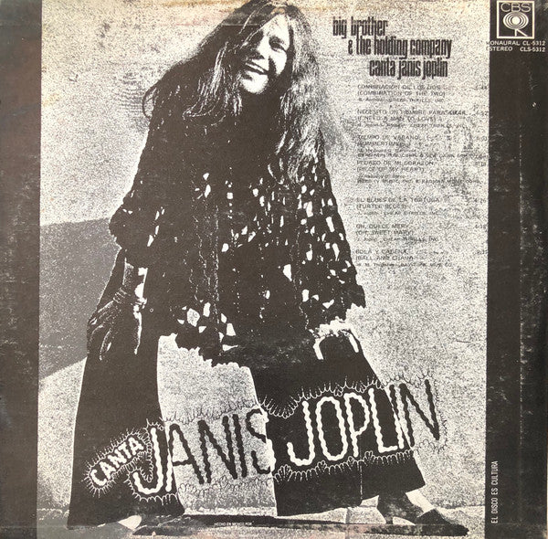 Big Brother & The Holding Company Canta Janis Joplin ‎– Big Brother & The Holding Company Canta: Janis Joplin