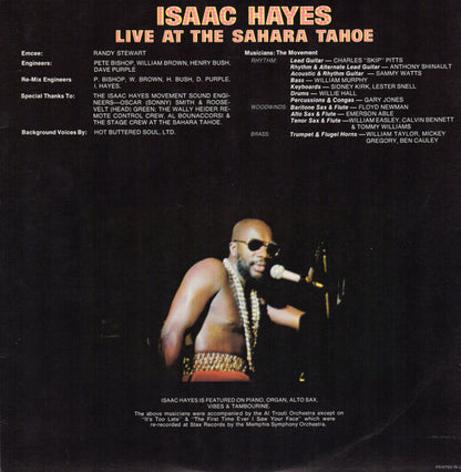 Isaac Hayes ‎– Live At The Sahara Tahoe