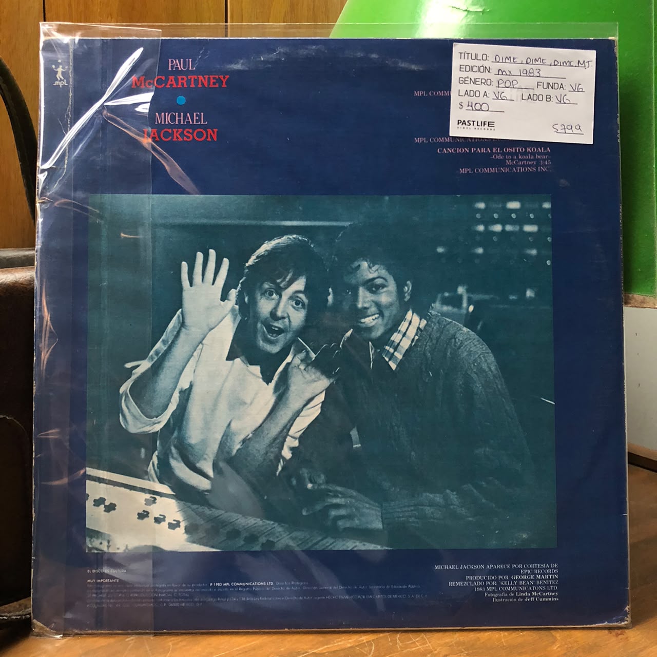 Paul McCartney And Michael Jackson - Say Say Say = Dime Dime Dime (12")