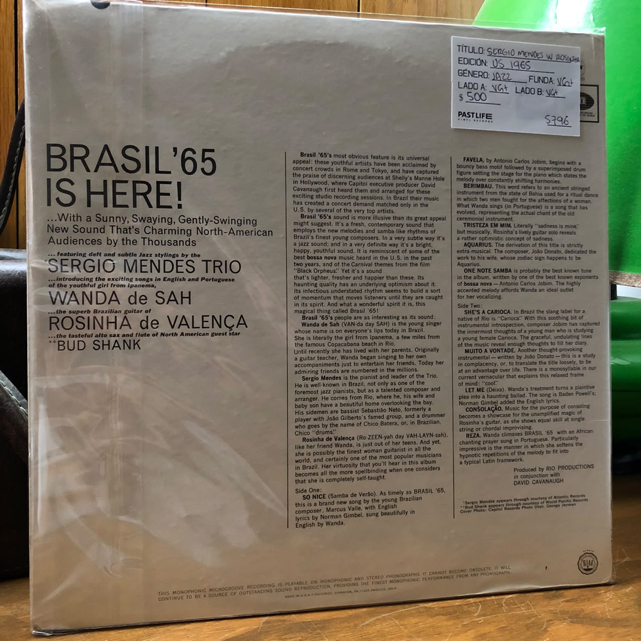 The Sergio Mendes Trio Introducing Wanda De Sah & Rosinha De Valenca - Brasil '65