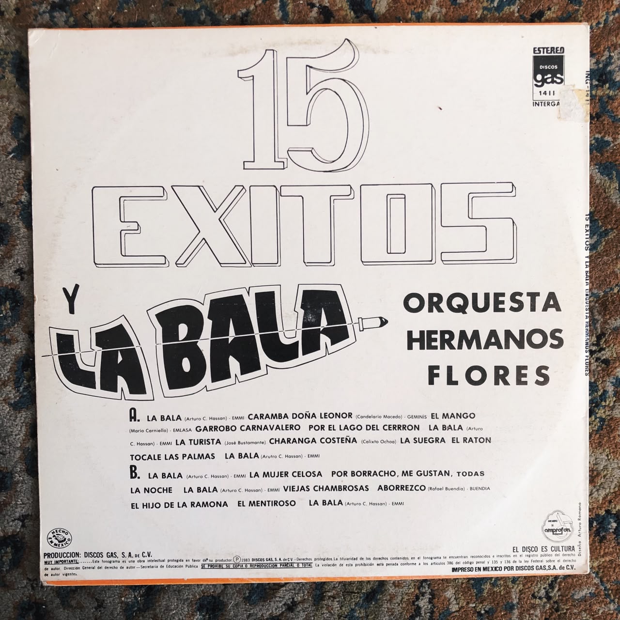 Orquesta Hermanos Flores - 15 Exitos