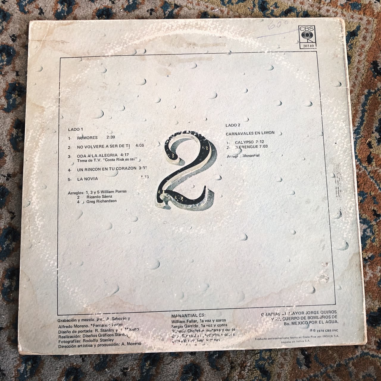 Manantial – Manantial 2 (Latin Rock de Costa Rica)