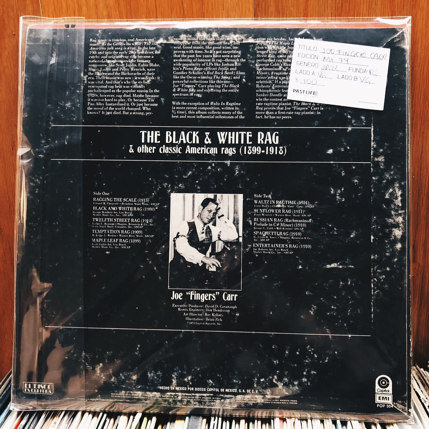 Joe "Fingers" Carr – The Black and White Rag & Other Classic American Rags (1899-1918)